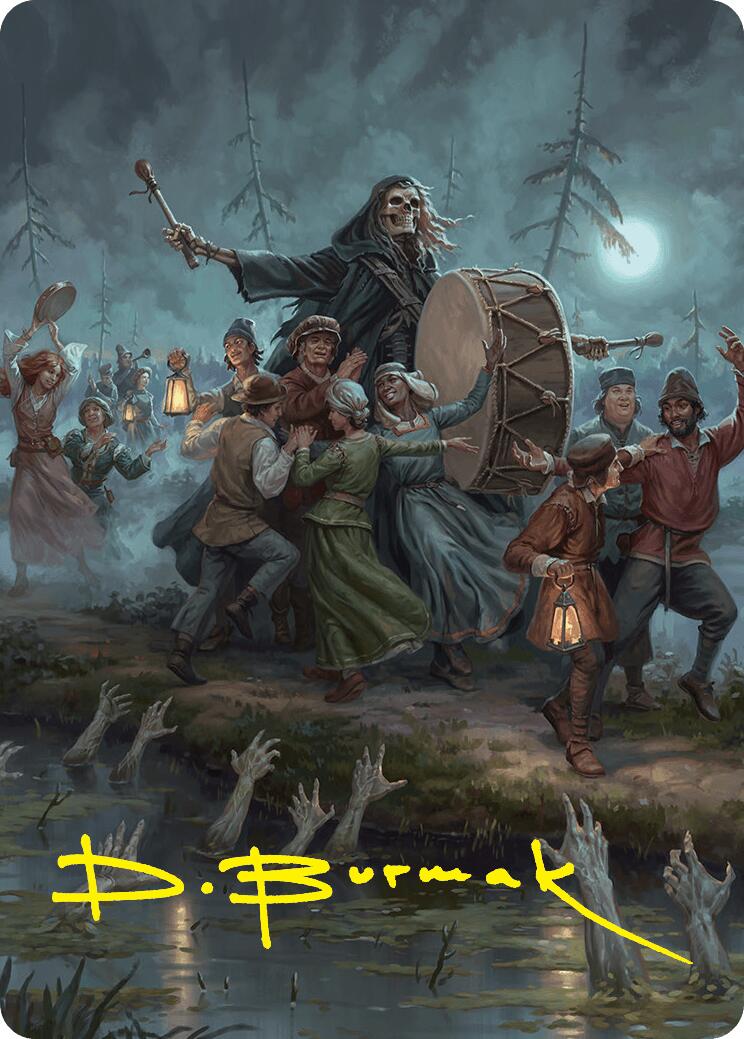 Blasphemous Edict Art Card (35/54) (Gold-Stamped Signature) [Foundations Art Series] | Shuffle n Cut Hobbies & Games