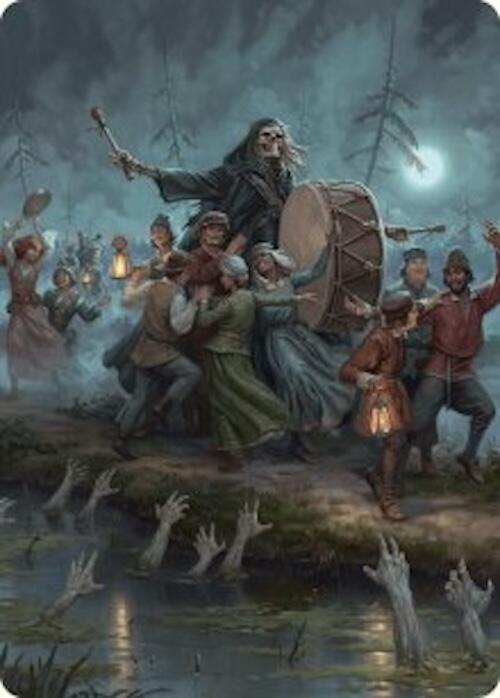 Blasphemous Edict Art Card (35/54) [Foundations Art Series] | Shuffle n Cut Hobbies & Games