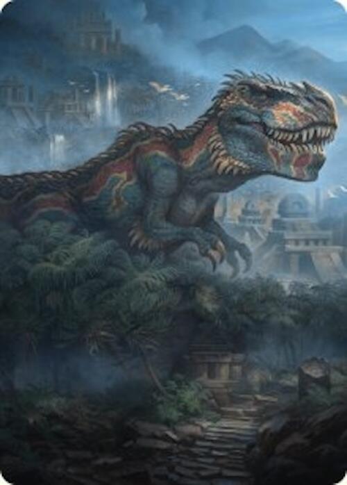 Ghalta, Primal Hunger Art Card (41/54) [Foundations Art Series] | Shuffle n Cut Hobbies & Games