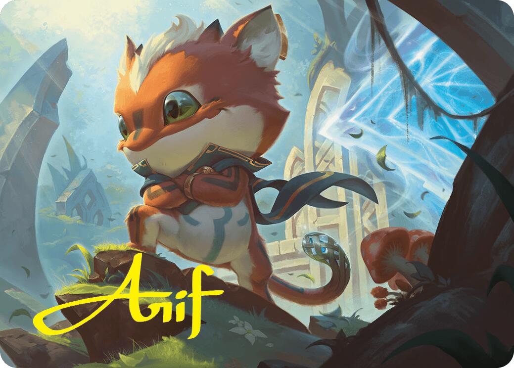 Loot, Exuberant Explorer Art Card (12/54) (Gold-Stamped Signature) [Foundations Art Series] | Shuffle n Cut Hobbies & Games