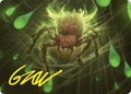 Spinner of Souls Art Card (13/54) (Gold-Stamped Signature) [Foundations Art Series]