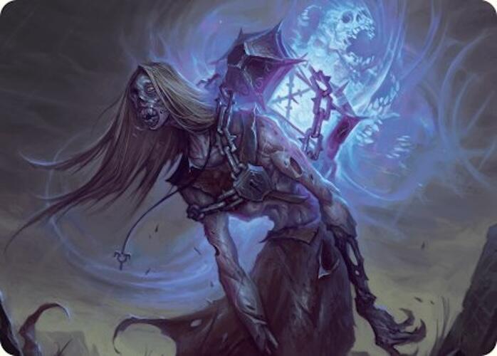 Soul-Shackled Zombie Art Card (9/54) [Foundations Art Series] | Shuffle n Cut Hobbies & Games