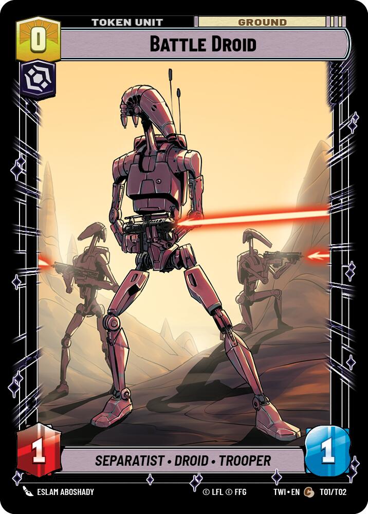 Battle Droid // Clone Trooper (T01 // T02) (T01 // T02) [Twilight of the Republic] | Shuffle n Cut Hobbies & Games