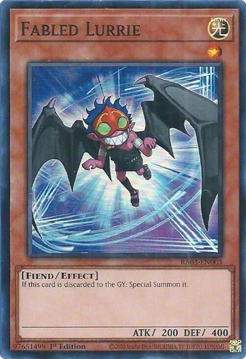 Fabled Lurrie [RA03-EN003] Super Rare | Shuffle n Cut Hobbies & Games