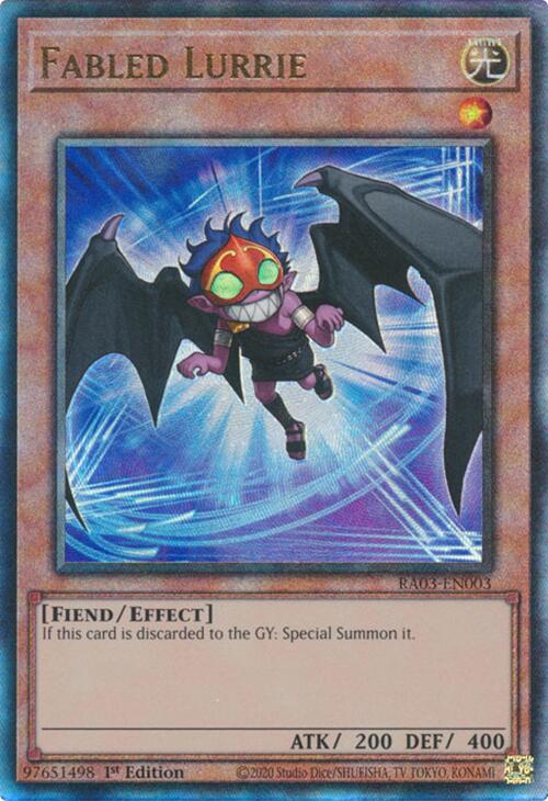 Fabled Lurrie (UTR) [RA03-EN003] Prismatic Ultimate Rare | Shuffle n Cut Hobbies & Games