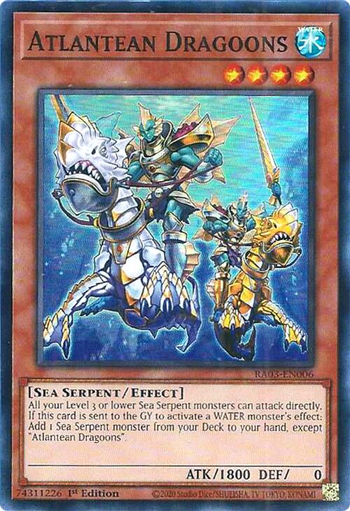 Atlantean Dragoons [RA03-EN006] Super Rare | Shuffle n Cut Hobbies & Games