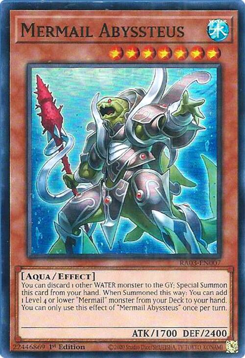 Mermail Abyssteus [RA03-EN007] Super Rare | Shuffle n Cut Hobbies & Games