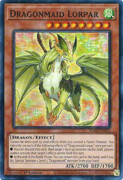 Dragonmaid Lorpar [RA03-EN022] Super Rare | Shuffle n Cut Hobbies & Games