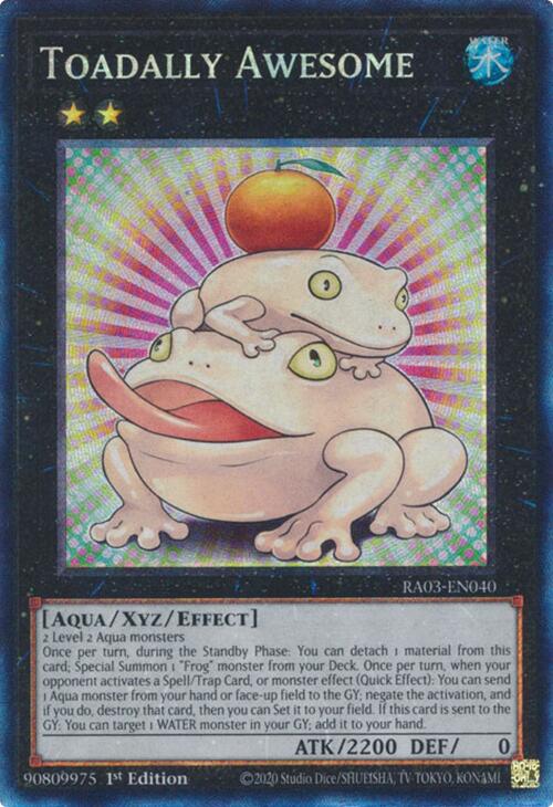Toadally Awesome (CR) [RA03-EN040] Prismatic Collector's Rare | Shuffle n Cut Hobbies & Games