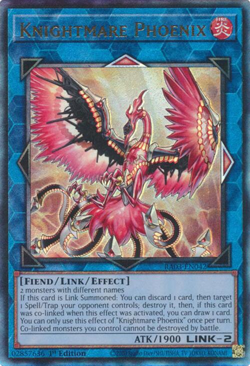 Knightmare Phoenix (UTR) [RA03-EN042] Prismatic Ultimate Rare | Shuffle n Cut Hobbies & Games