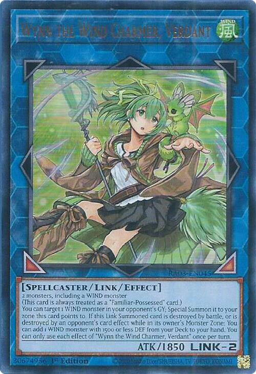 Wynn the Wind Charmer, Verdant (UR) [RA03-EN045] Ultra Rare | Shuffle n Cut Hobbies & Games