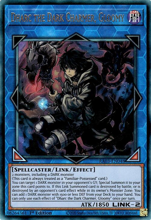Dharc the Dark Charmer, Gloomy (UTR) [RA03-EN048] Prismatic Ultimate Rare | Shuffle n Cut Hobbies & Games