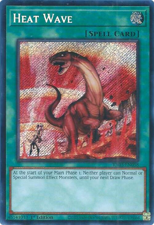 Heat Wave (Secret Rare) [RA03-EN058] Secret Rare | Shuffle n Cut Hobbies & Games