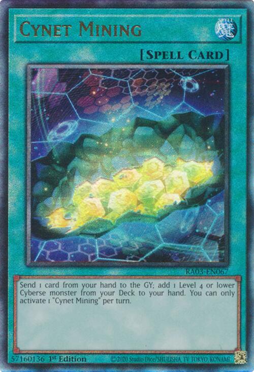 Cynet Mining (UTR) [RA03-EN067] Prismatic Ultimate Rare | Shuffle n Cut Hobbies & Games