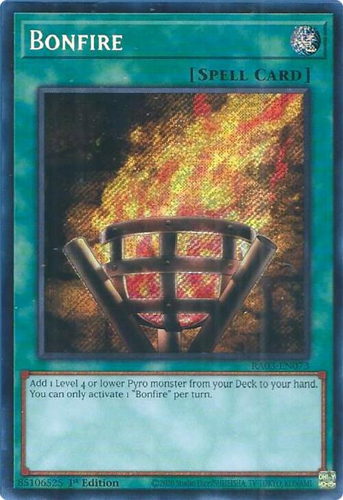 Bonfire (Secret Rare) [RA03-EN073] Secret Rare | Shuffle n Cut Hobbies & Games