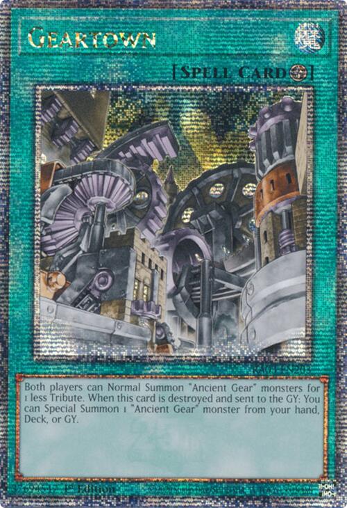 Geartown (Quarter Century Secret Rare) [RA03-EN203] Quarter Century Secret Rare | Shuffle n Cut Hobbies & Games
