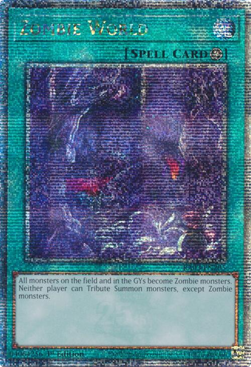 Zombie World (Quarter Century Secret Rare) [RA03-EN205] Quarter Century Secret Rare | Shuffle n Cut Hobbies & Games