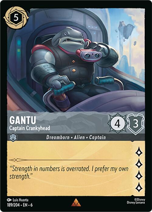 Gantu - Captain Crankyhead (189/204) [Azurite Sea] | Shuffle n Cut Hobbies & Games