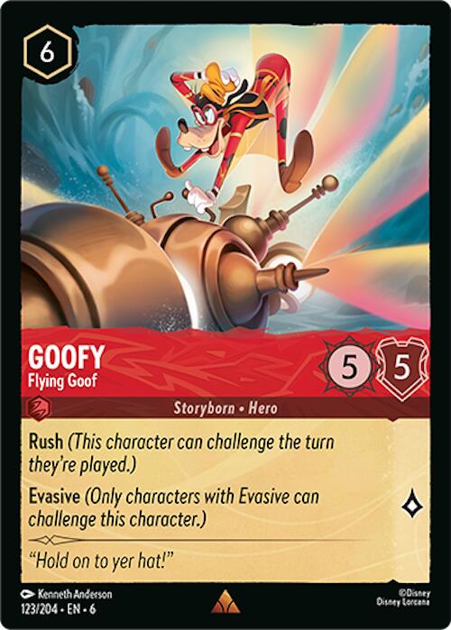 Goofy - Flying Goof (123/204) [Azurite Sea] | Shuffle n Cut Hobbies & Games