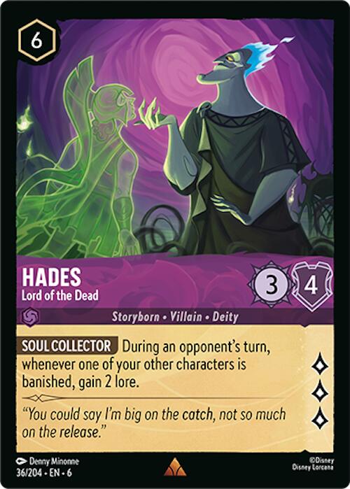 Hades - Lord of the Dead (36/204) [Azurite Sea] | Shuffle n Cut Hobbies & Games