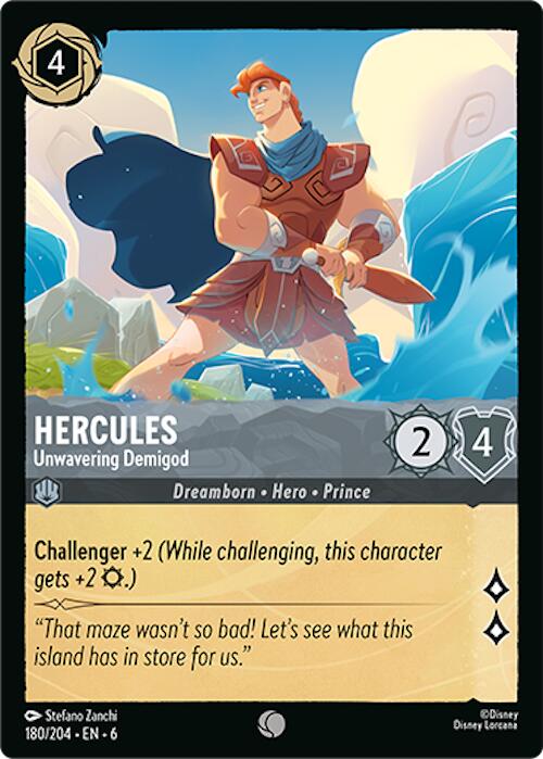 Hercules - Unwavering Demigod (180/204) [Azurite Sea] | Shuffle n Cut Hobbies & Games