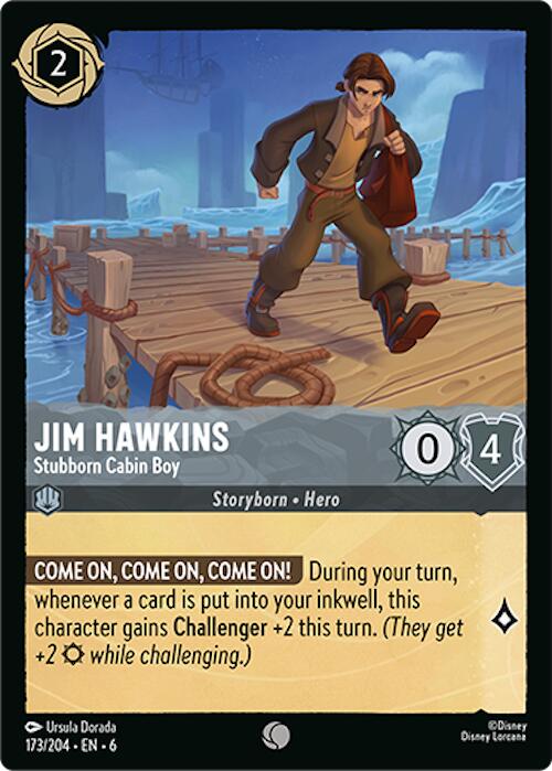 Jim Hawkins - Stubborn Cabin Boy (173/204) [Azurite Sea] | Shuffle n Cut Hobbies & Games