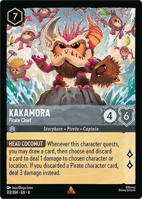 Kakamora - Pirate Chief (172/204) [Azurite Sea] | Shuffle n Cut Hobbies & Games