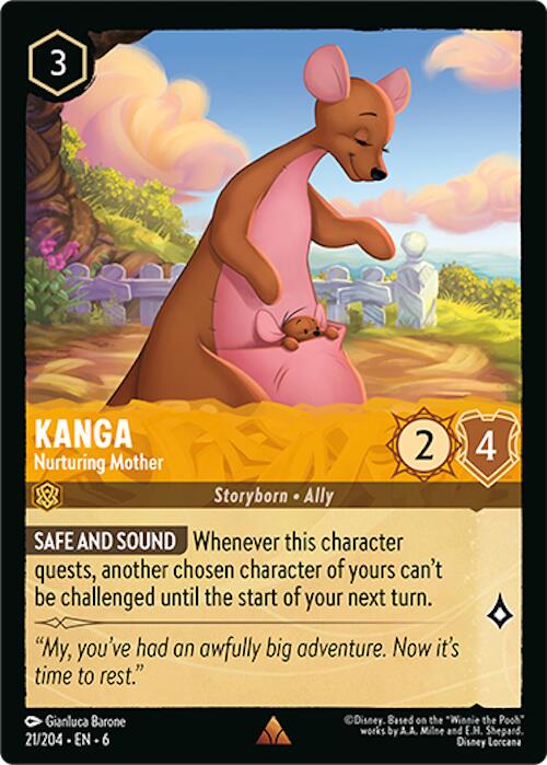 Kanga - Nurturing Mother (21/204) [Azurite Sea] | Shuffle n Cut Hobbies & Games