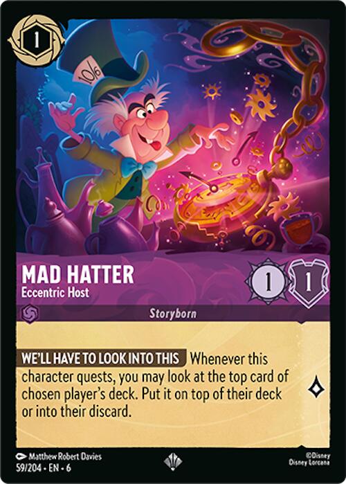 Mad Hatter - Eccentric Host (59/204) [Azurite Sea] | Shuffle n Cut Hobbies & Games