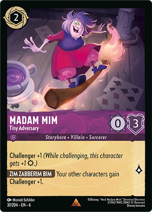 Madam Mim - Tiny Adversary (37/204) [Azurite Sea] | Shuffle n Cut Hobbies & Games