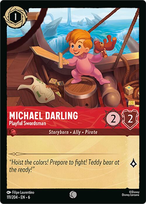 Michael Darling - Playful Swordsman (111/204) [Azurite Sea] | Shuffle n Cut Hobbies & Games