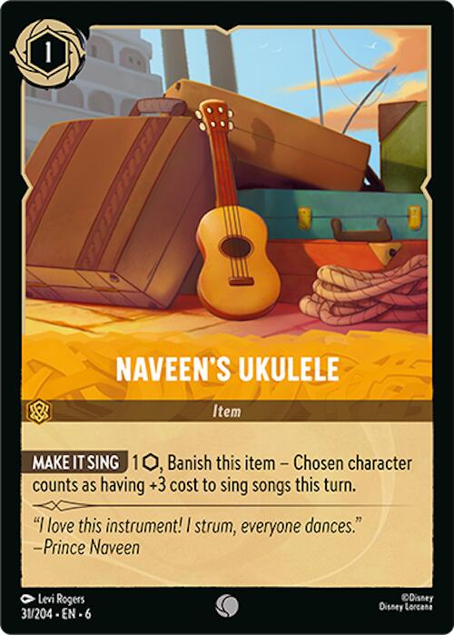 Naveen's Ukulele (31/204) [Azurite Sea] | Shuffle n Cut Hobbies & Games