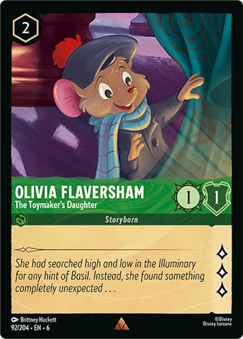 Olivia Flaversham - The Toymaker's Daughter (92/204) [Azurite Sea] | Shuffle n Cut Hobbies & Games