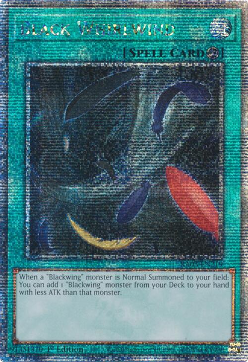 Black Whirlwind (Quarter Century Secret Rare) [RA03-EN219] Quarter Century Secret Rare | Shuffle n Cut Hobbies & Games