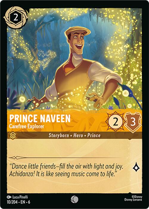 Prince Naveen - Carefree Explorer (10/204) [Azurite Sea] | Shuffle n Cut Hobbies & Games