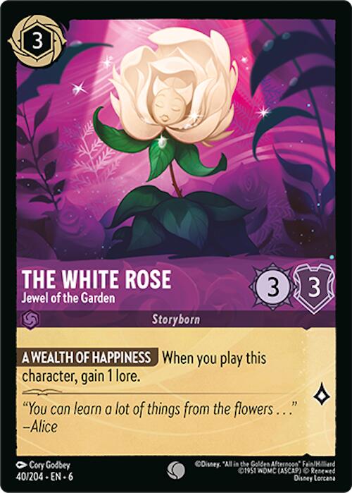 The White Rose - Jewel of the Garden (40/204) [Azurite Sea] | Shuffle n Cut Hobbies & Games
