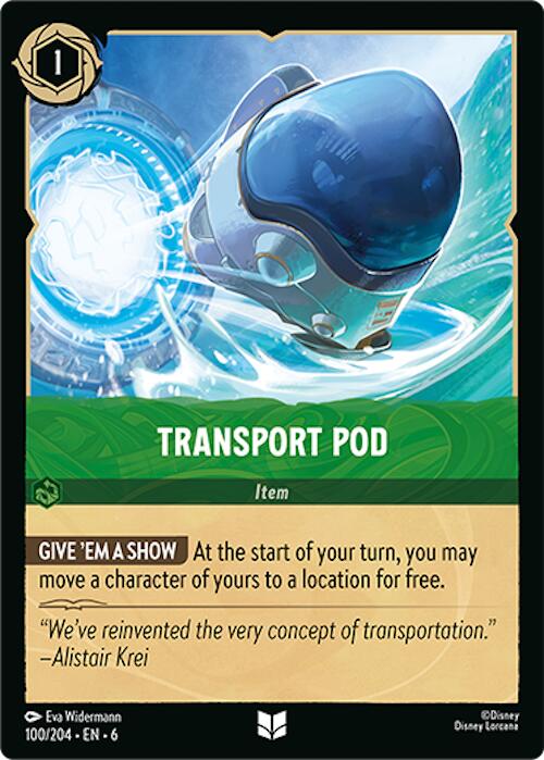 Transport Pod (100/204) [Azurite Sea] | Shuffle n Cut Hobbies & Games