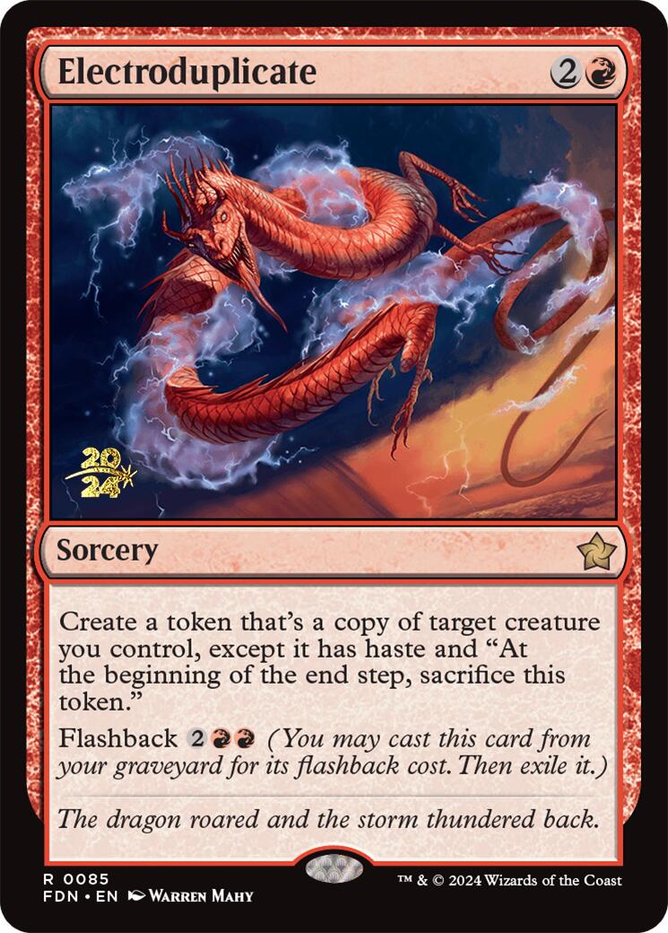 Electroduplicate [Foundations Prerelease Promos] | Shuffle n Cut Hobbies & Games