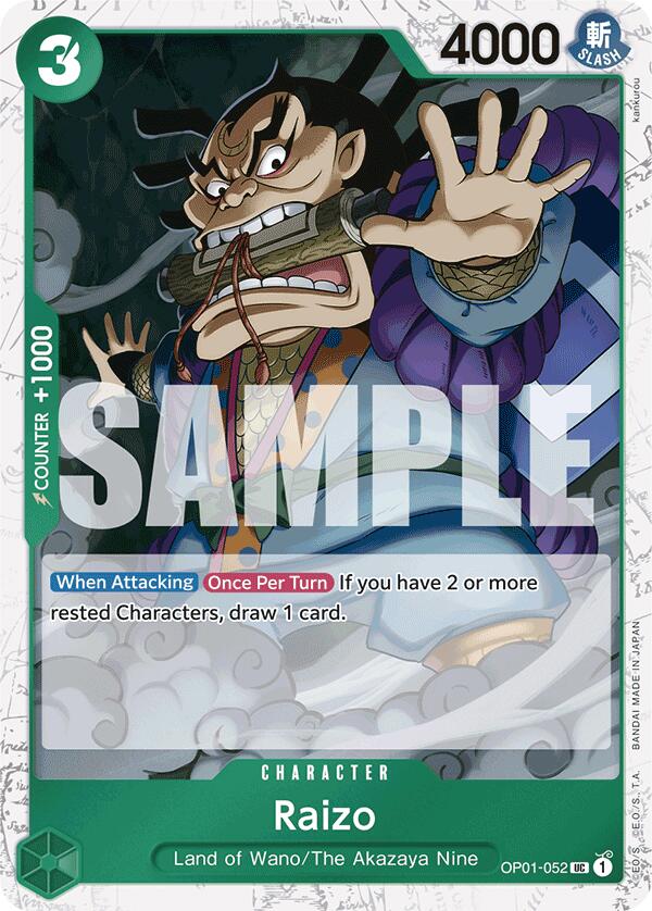 Raizo (Jolly Roger Foil) [Premium Booster -The Best-] | Shuffle n Cut Hobbies & Games