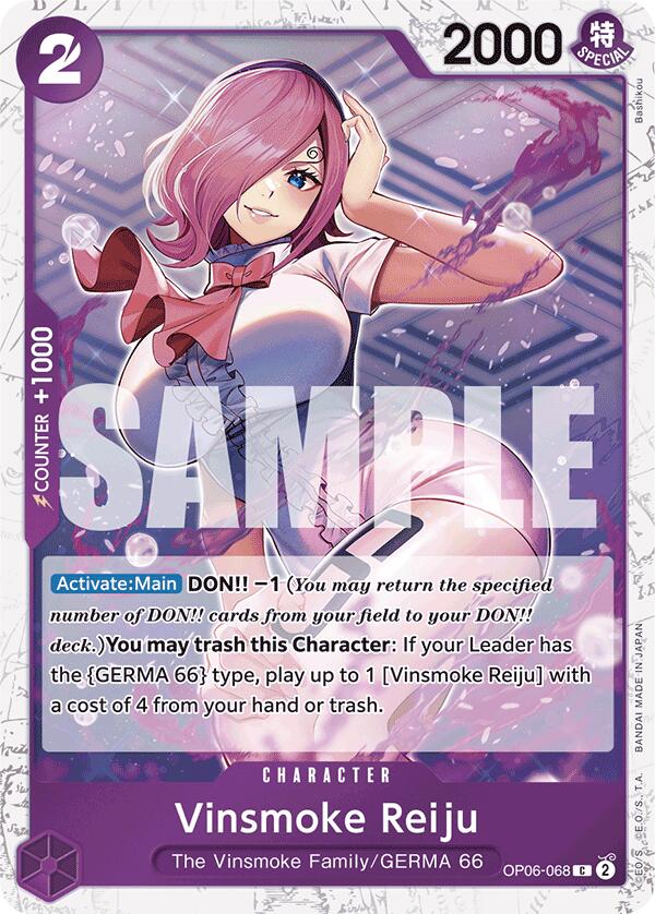 Vinsmoke Reiju (OP06-068) (Jolly Roger Foil) [Premium Booster -The Best-] | Shuffle n Cut Hobbies & Games