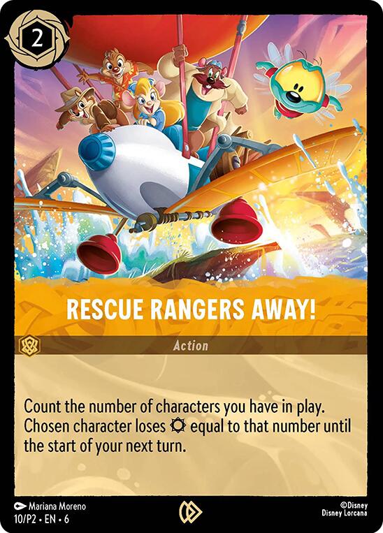 Rescue Rangers Away! (10/P2) [Promo Cards] | Shuffle n Cut Hobbies & Games