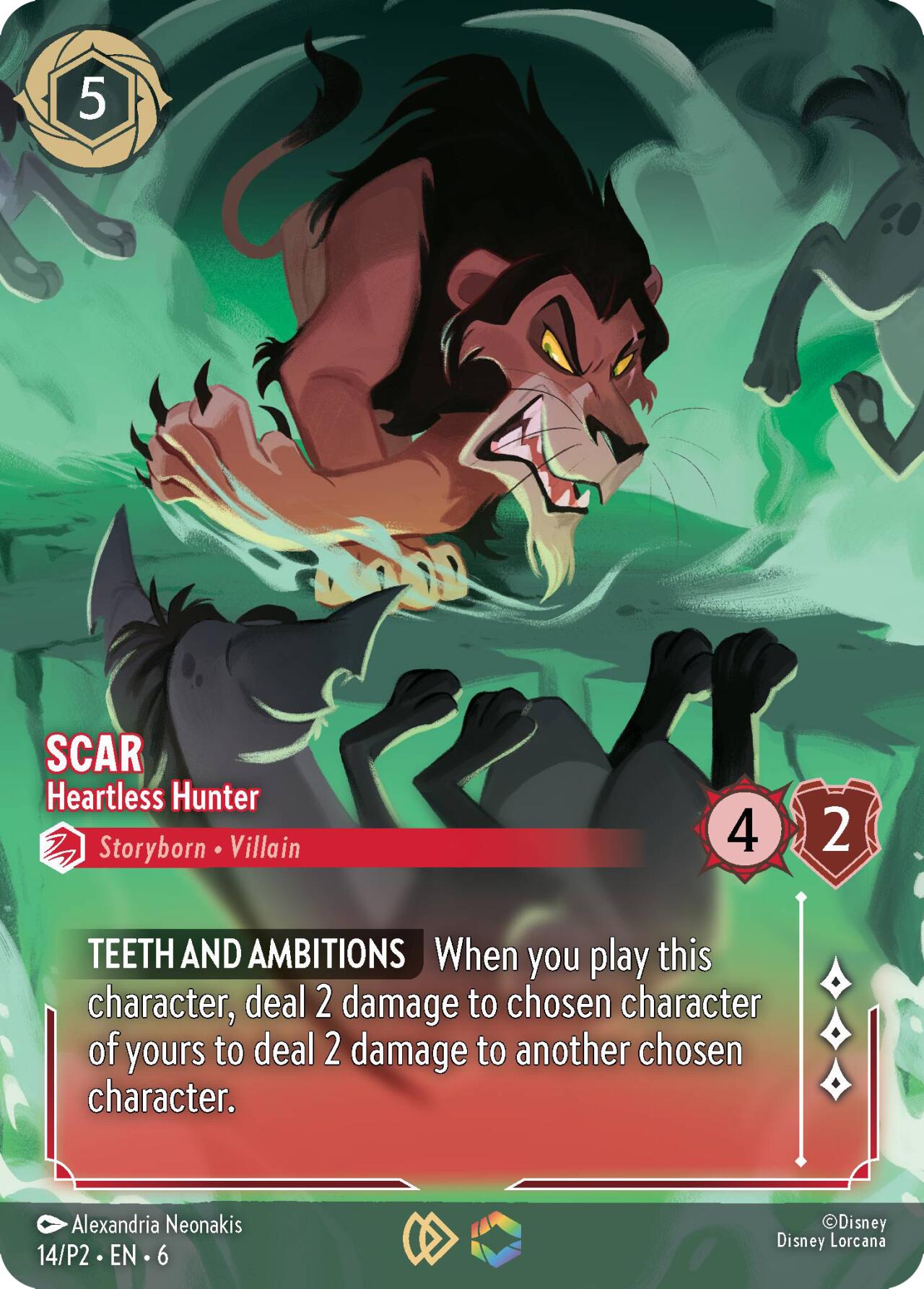Scar - Heartless Hunter (Store Championship) (14) [Promo Cards] | Shuffle n Cut Hobbies & Games