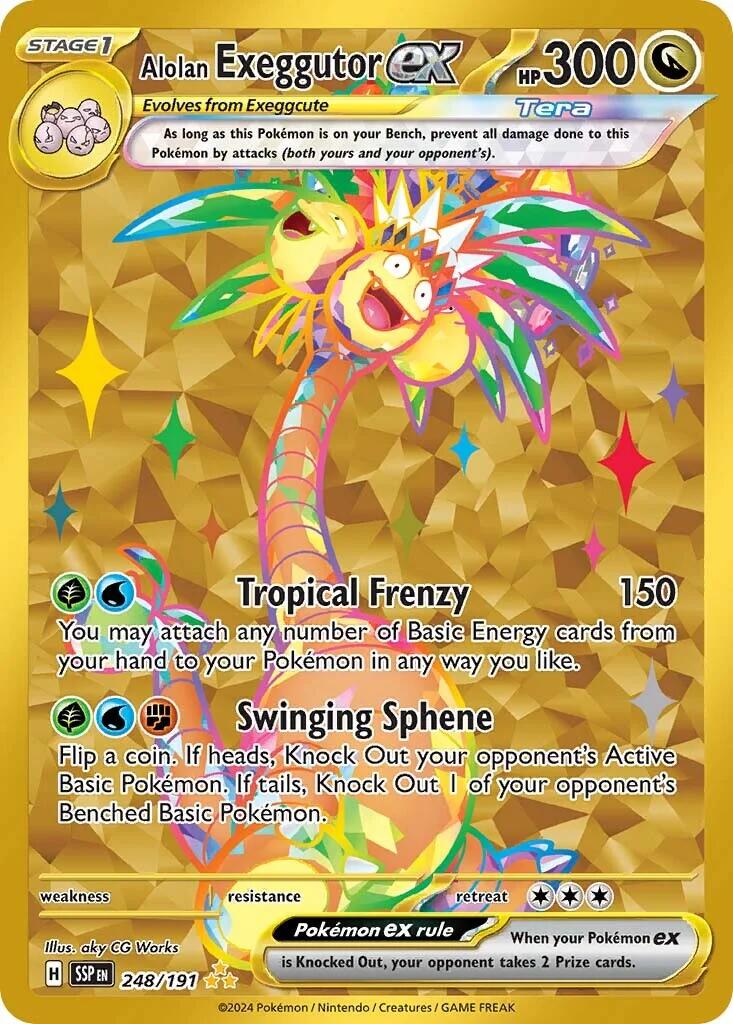 Alolan Exeggutor ex (248/191) [Scarlet & Violet: Surging Sparks] | Shuffle n Cut Hobbies & Games