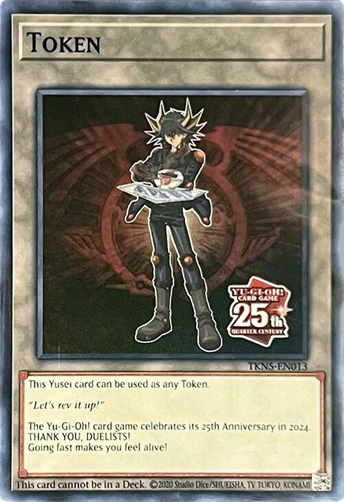 Token: Yusei [TKN5-EN013] Super Rare | Shuffle n Cut Hobbies & Games