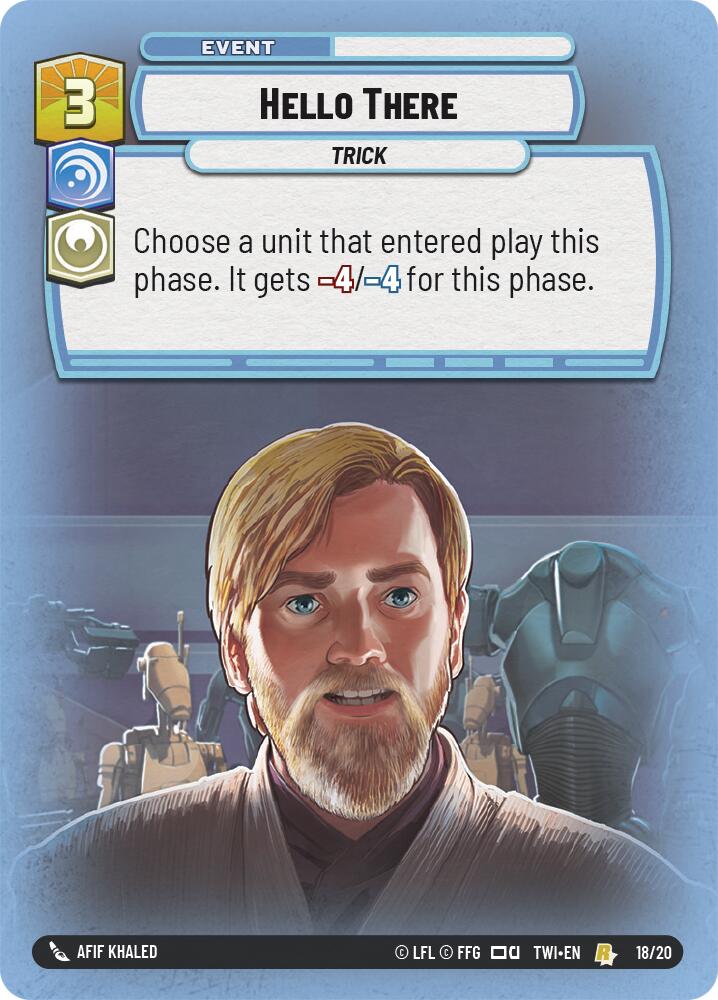 Hello There (18/20) (18/20) [Twilight of the Republic: Weekly Play] | Shuffle n Cut Hobbies & Games