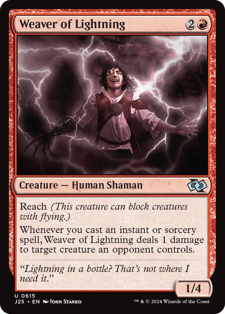 Weaver of Lightning [Foundations Jumpstart] | Shuffle n Cut Hobbies & Games