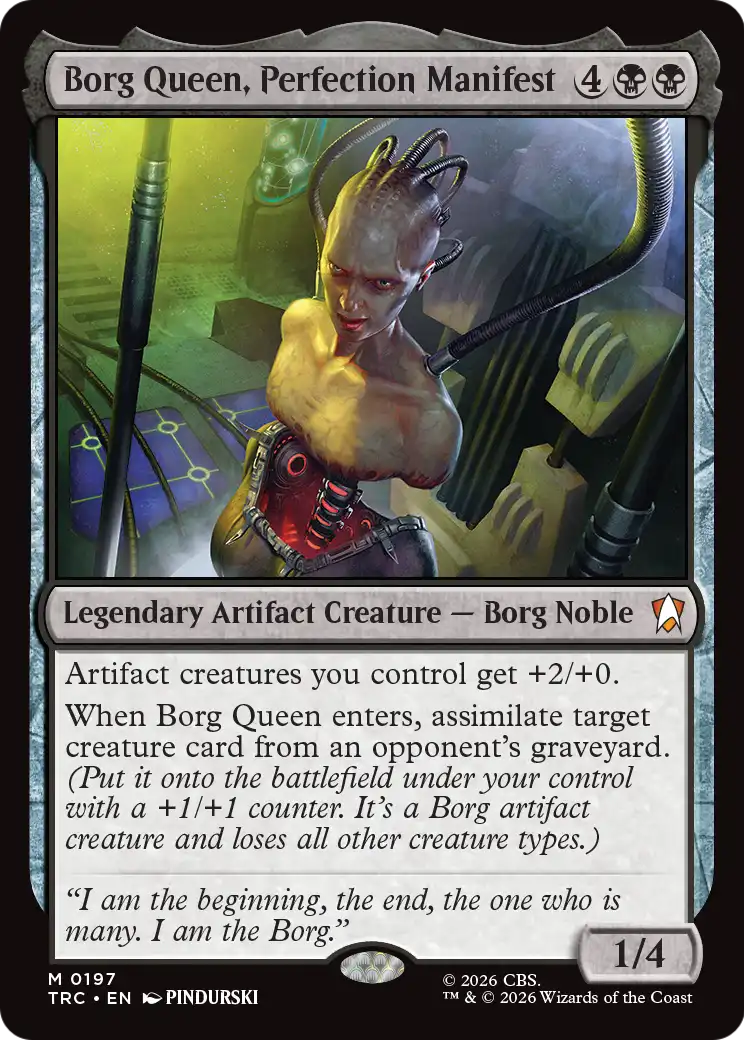 Borg Queen, Perfection Manifest [Star Trek Commander] | Shuffle n Cut Hobbies & Games