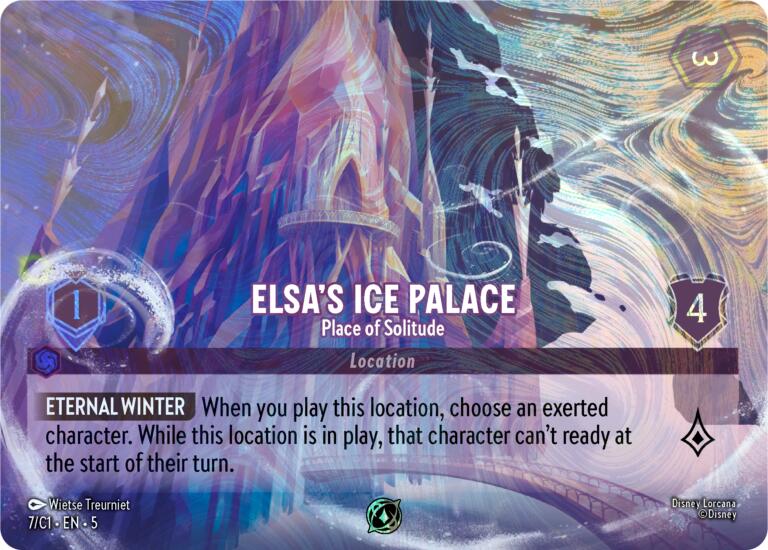 Elsa's Ice Palace - Place of Solitude (7) [Promo Cards] | Shuffle n Cut Hobbies & Games