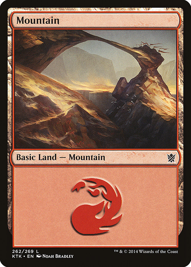 Mountain (262) [Khans of Tarkir] | Shuffle n Cut Hobbies & Games