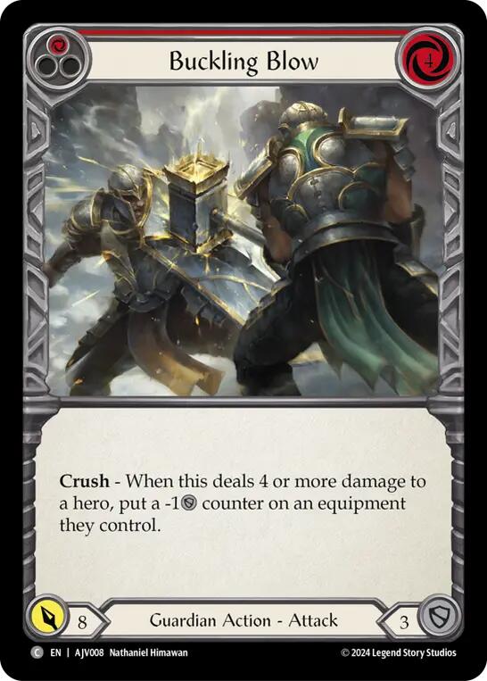 Buckling Blow (Red) [AJV008] (Armory Deck: Jarl Vetreidi) | Shuffle n Cut Hobbies & Games